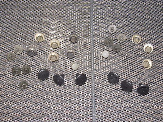 04 05 06 07 08 Mazda RX8 OEM Front Bumper Retainer Tab & Bolts