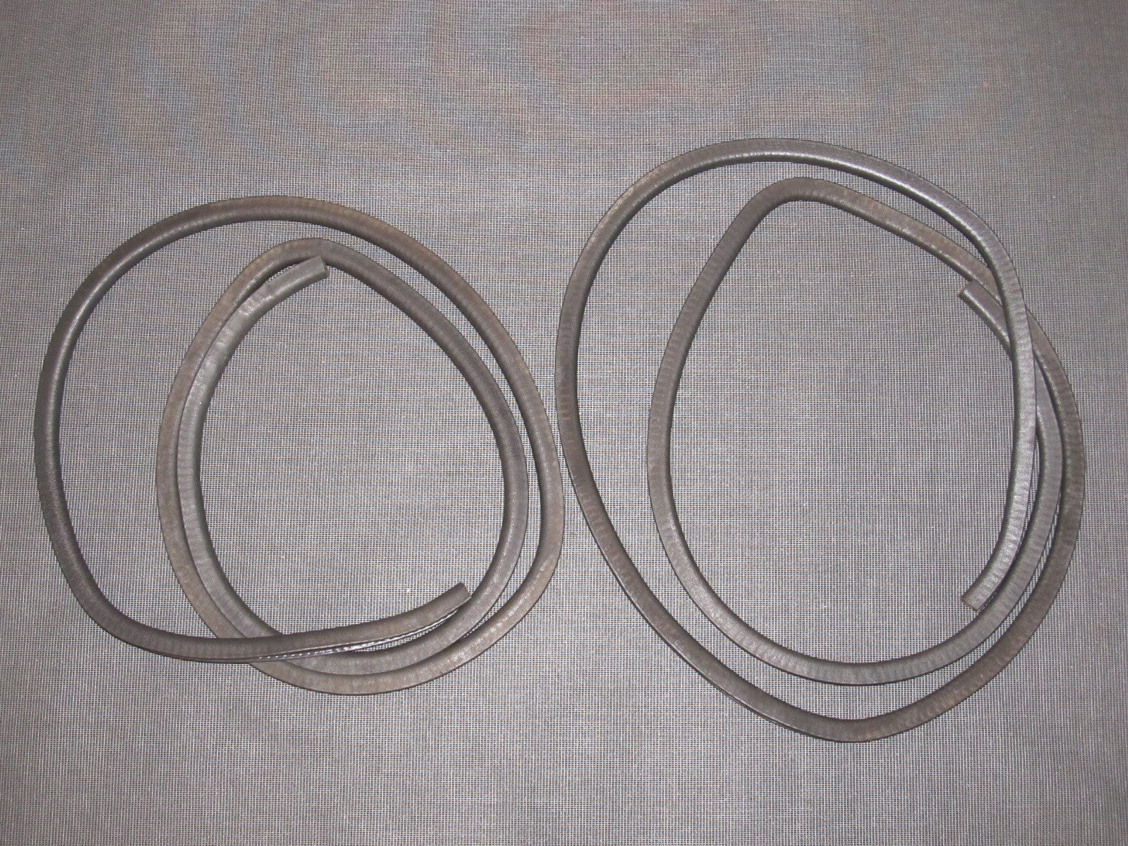 84 85 Mazda RX7 OEM Door Belt Line Stripping Moulding - Set