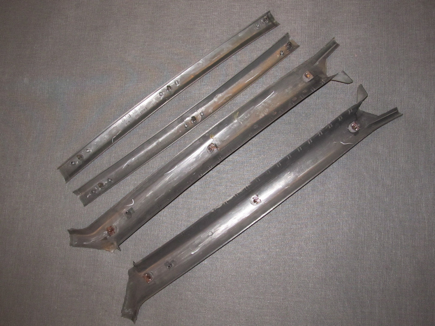 84 85 Mazda RX7 OEM Dash Pillar & Railing Pillar Trim - Set