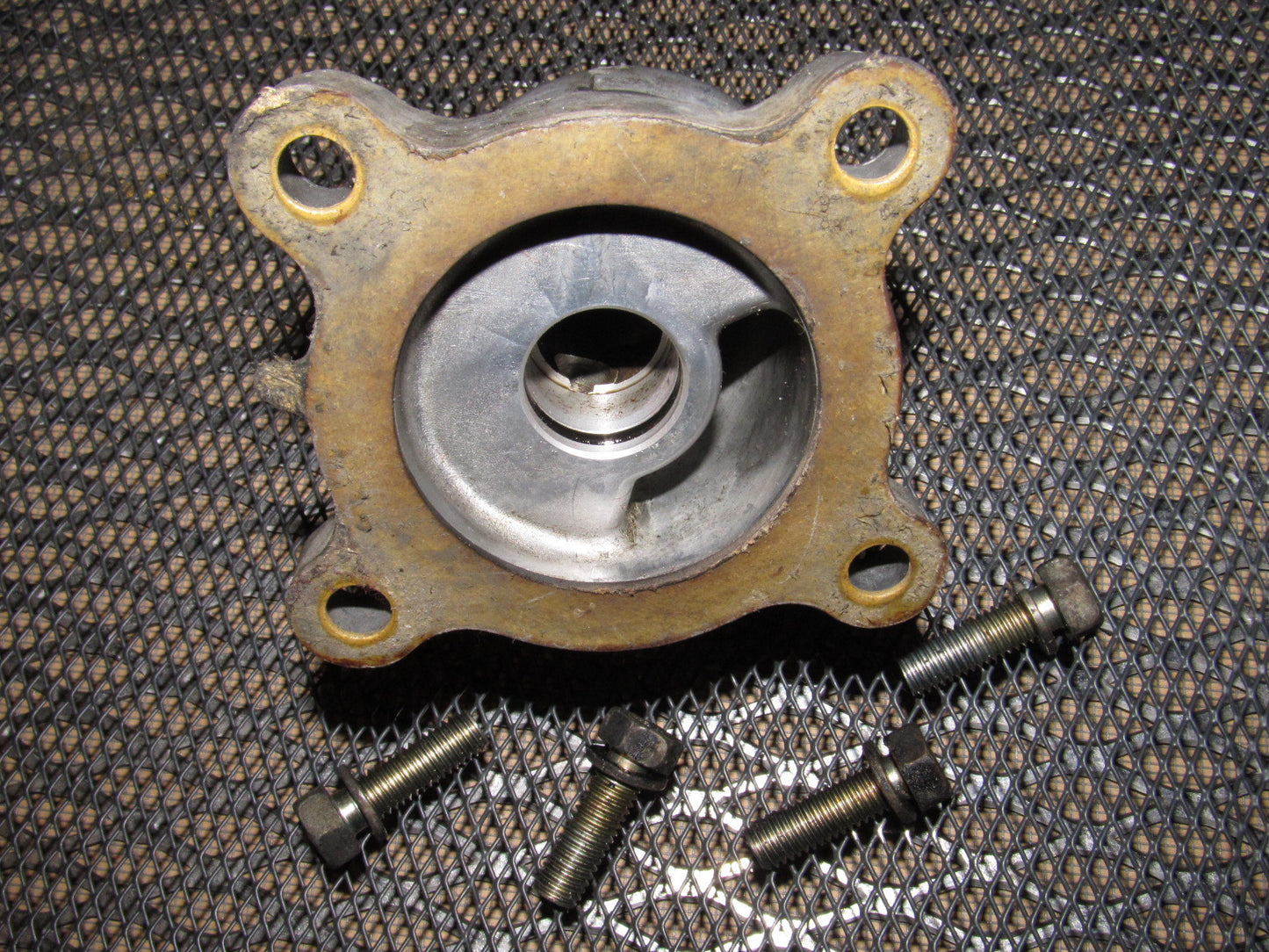 89 90 Nissan 240SX OEM Engine Oil Filter Block Adapter