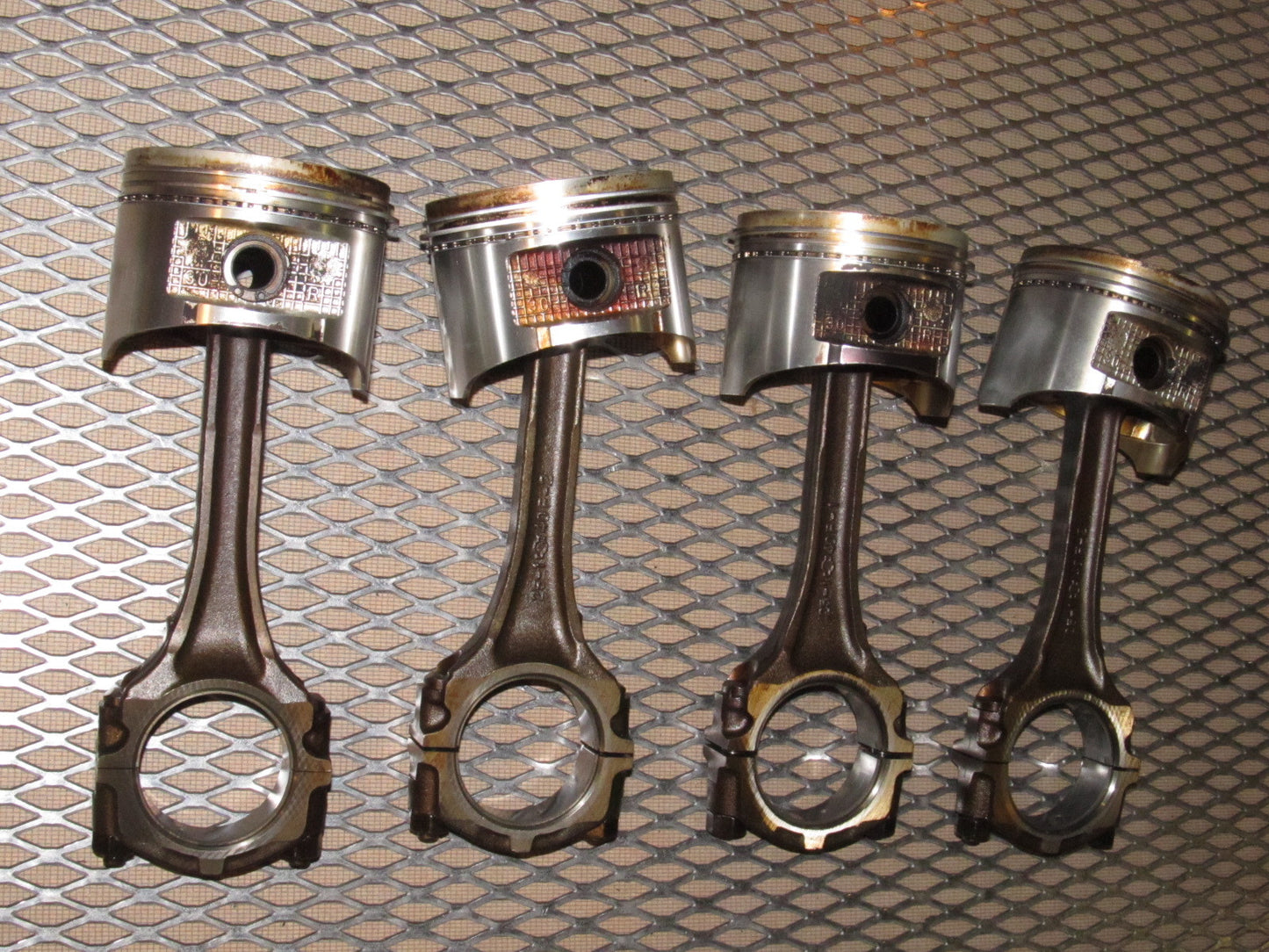 89 90 Nissan 240SX OEM Engine Piston & Rod - Set