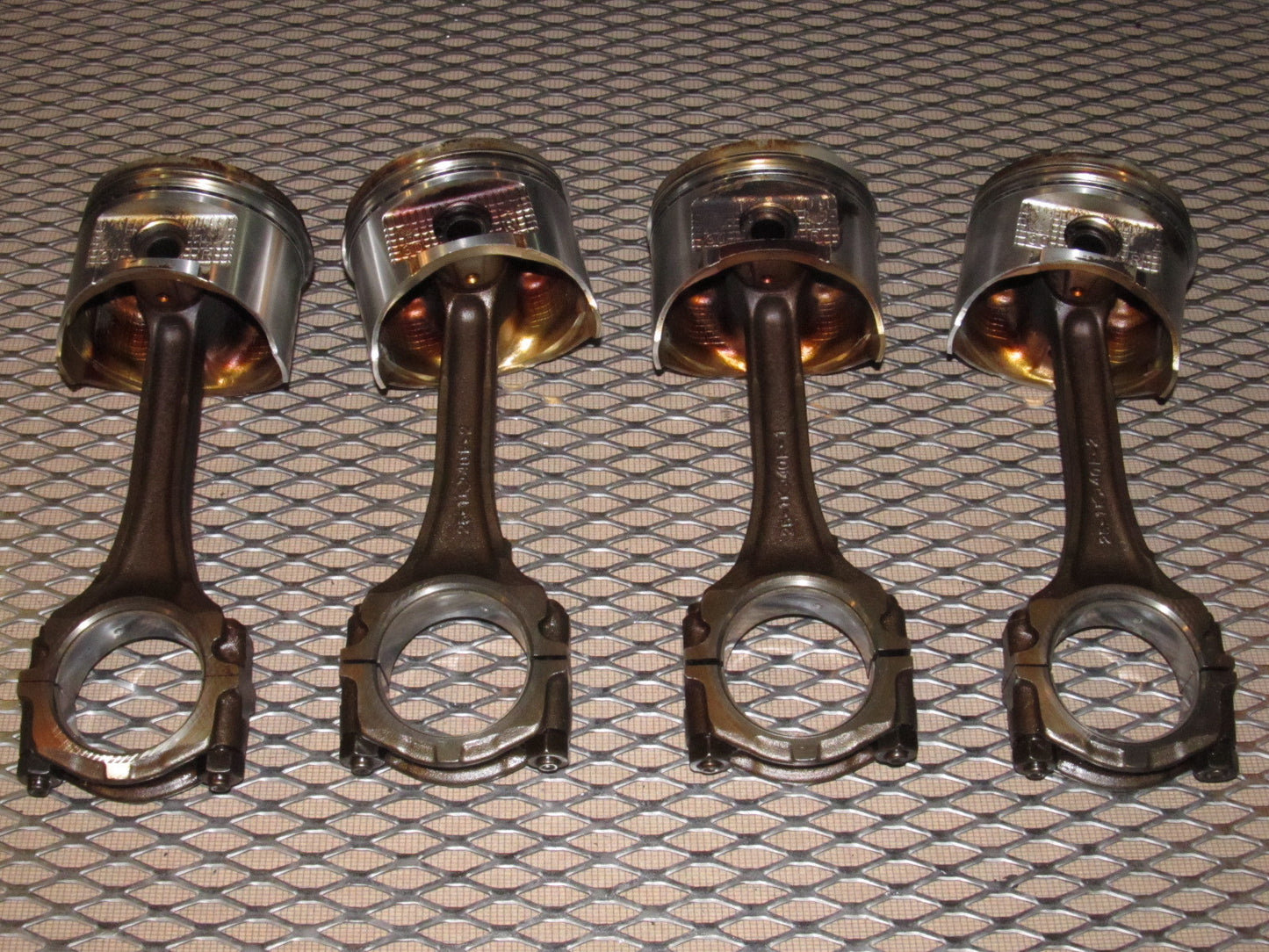 89 90 Nissan 240SX OEM Engine Piston & Rod - Set