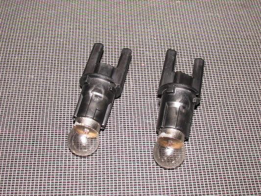 87 88 89 Toyota MR2 OEM License Plate Bulb Socket - Rear Set