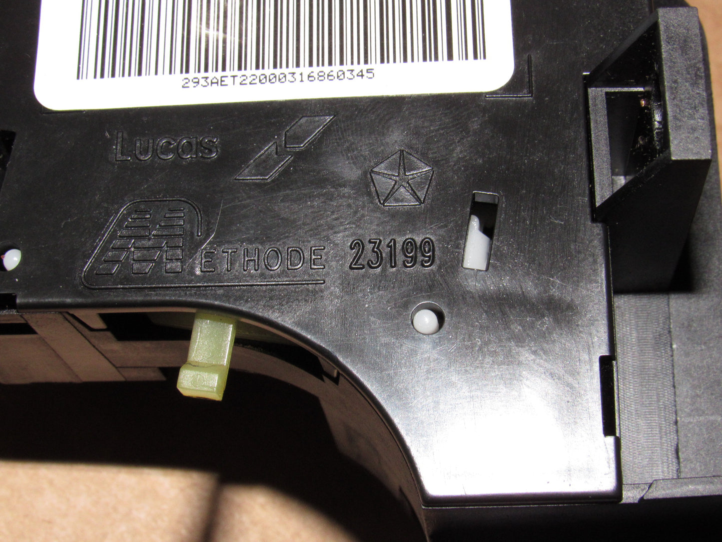 01 02 03 04 05 06 Jeep Wrangler OEM Headlight & Wiper Combination Switch