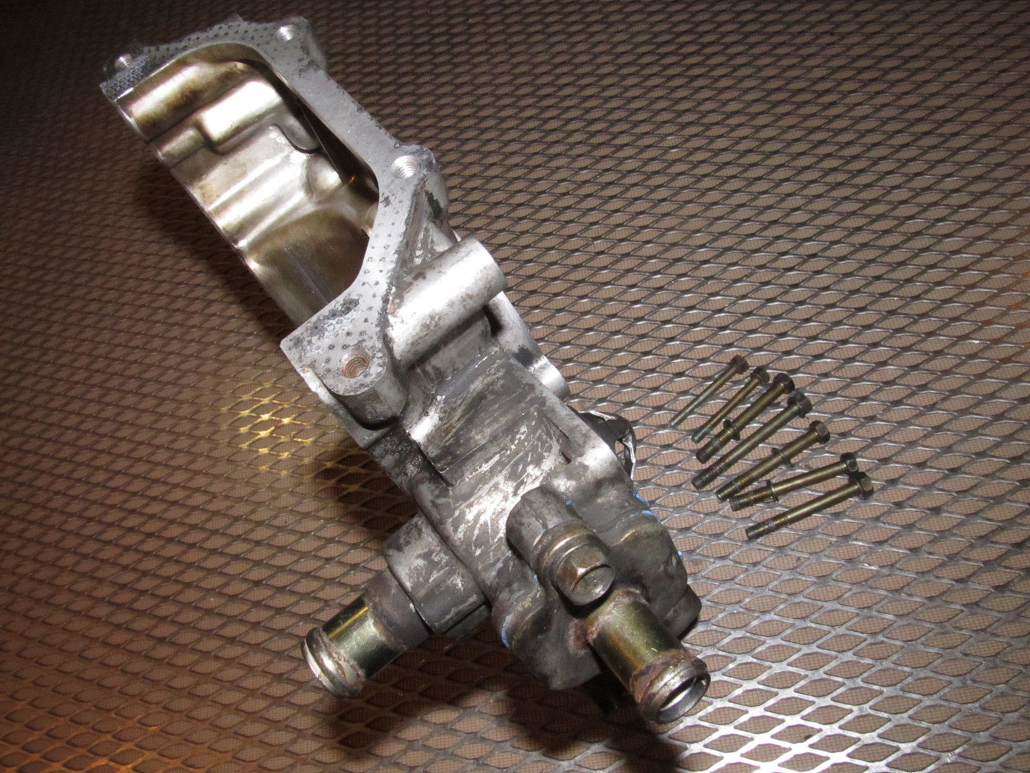 89 90 Nissan 240SX OEM Engine Front Cover Thermostats Housing