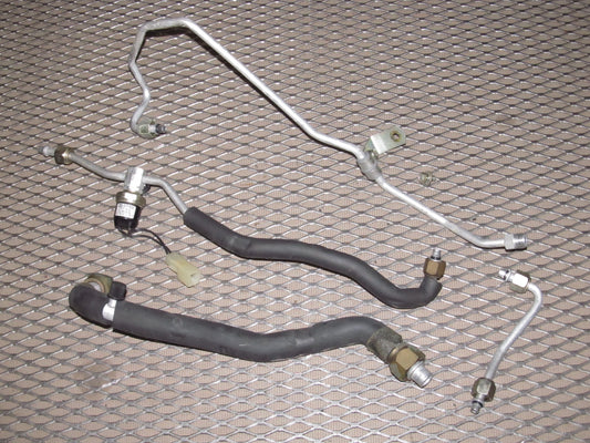 85 86 Toyota MR2 OEM A/C Fitting Hose - Hood Section