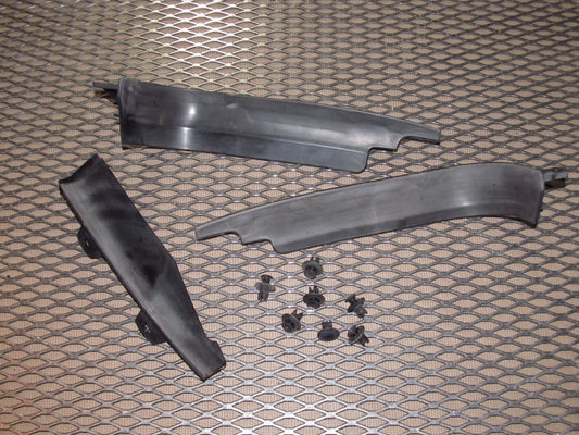 90 91 92 93 Mazda Miata OEM Hood Headlight Cover - Set