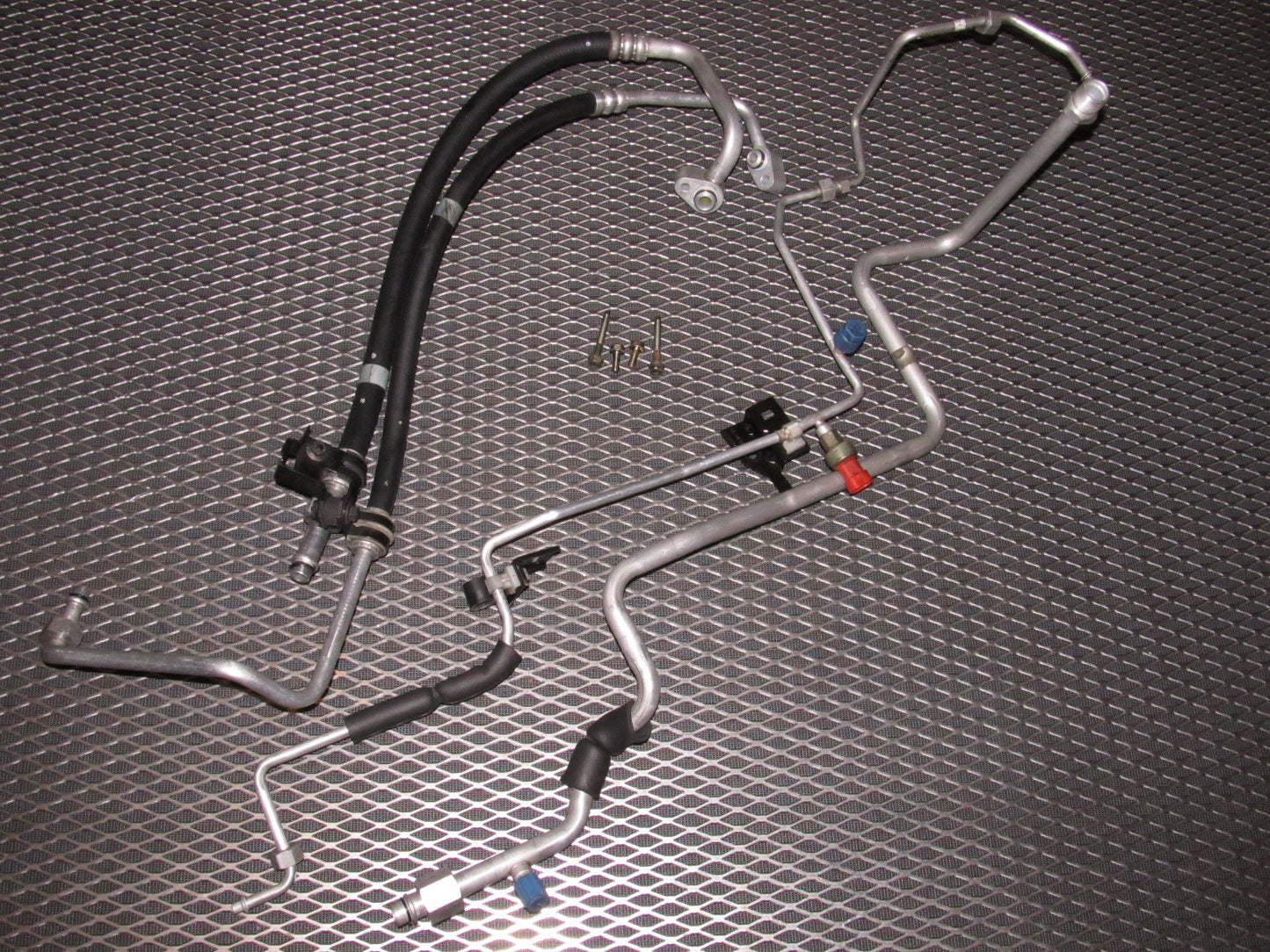 99 00 Mazda Miata OEM A/C Fitting & Hose Set