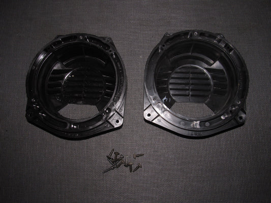 93 94 95 96 97 Honda Del Sol OEM Front Door Speaker Housing Set