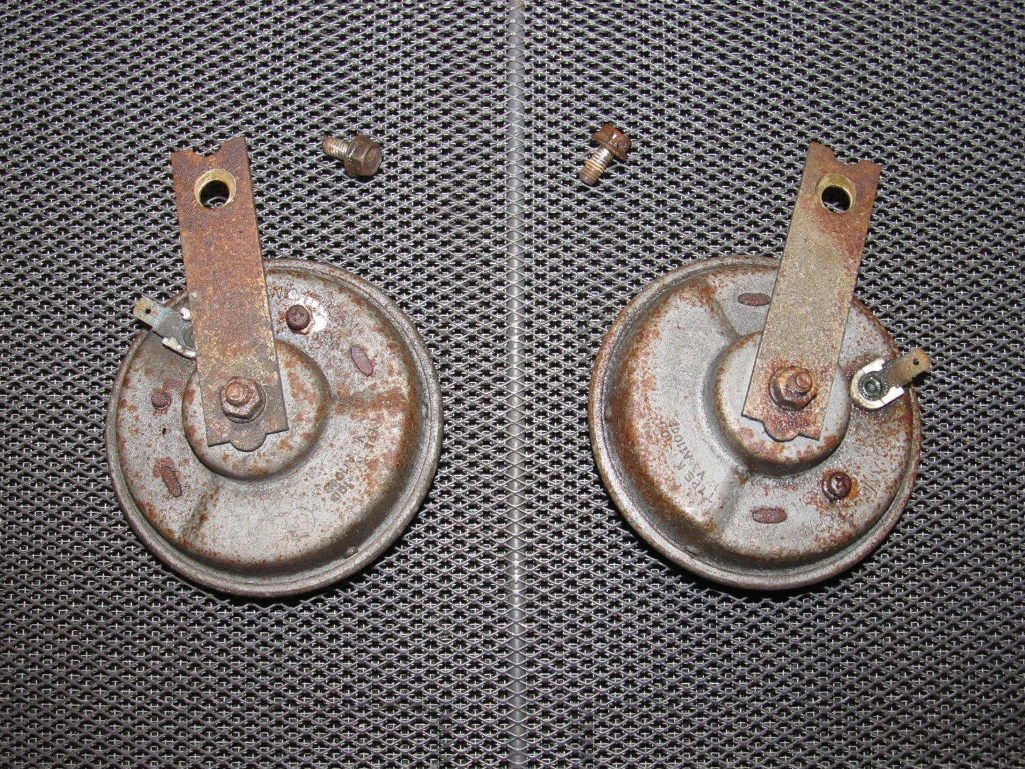 84 85 Mazda RX7 OEM Engine Horn - Set