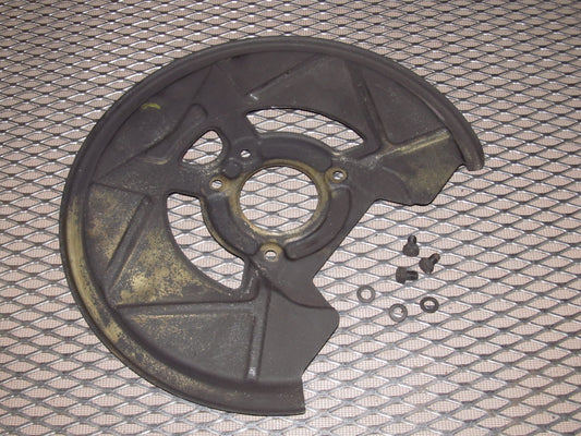 83-85 Porsche 944 OEM Front Spindle Brake Dust Shield - Left