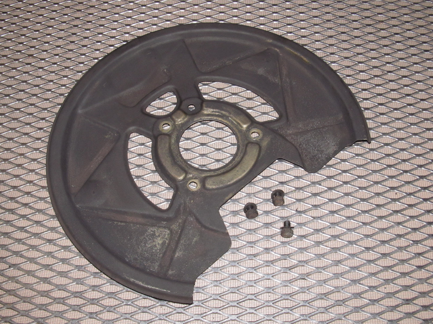 83-85 Porsche 944 OEM Front Spindle Brake Dust Shield - Right