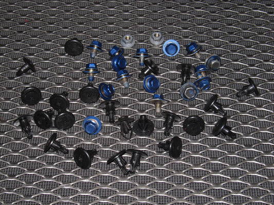 99 00 Mazda Miata OEM Fender Mounting Bolts & Tabs