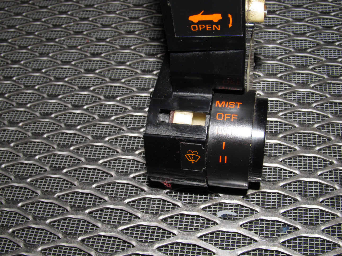 86 87 88 Mazda RX7 OEM Hazard Wiper Convertible Switch