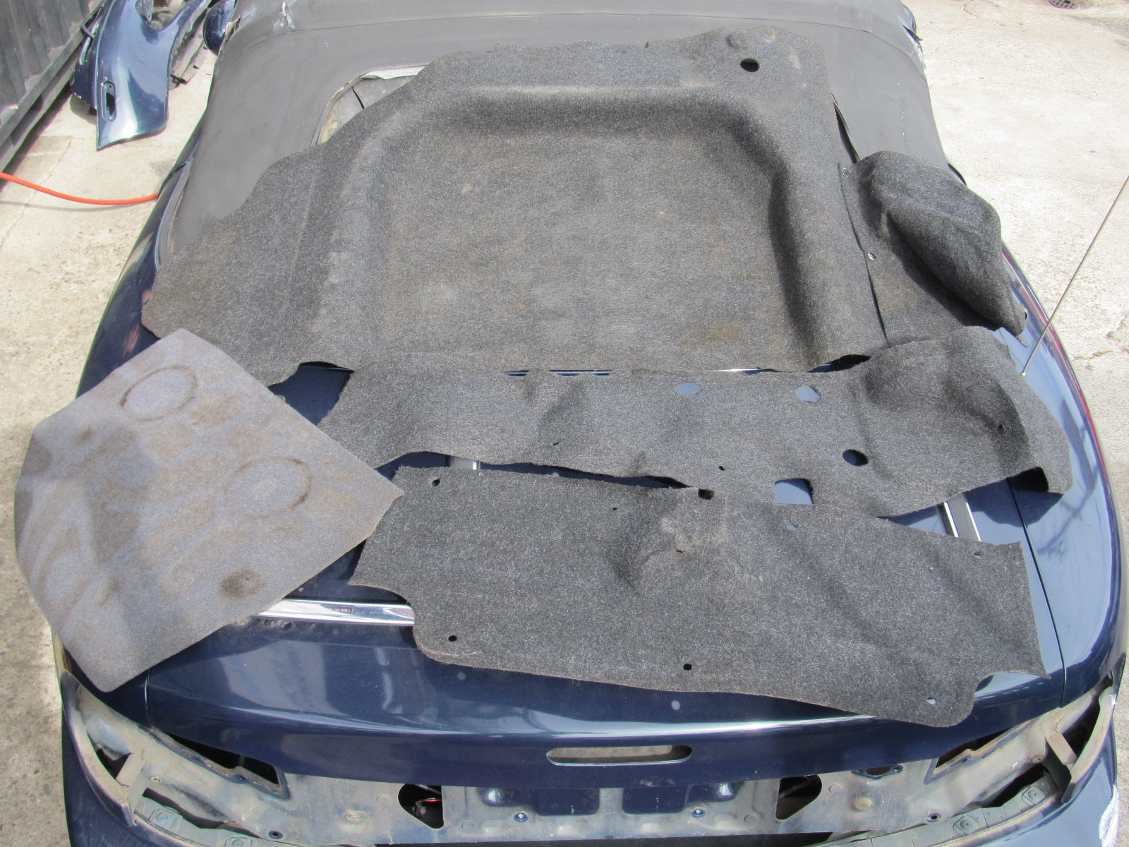 94 95 96 97 Mazda Miata OEM Trunk Carpet Panel Cover -Set