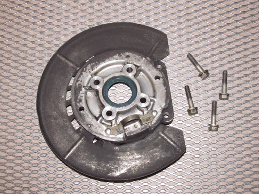 83-85 Porsche 944 OEM Rear Brake Caliper Bracket Dust Shield - Left