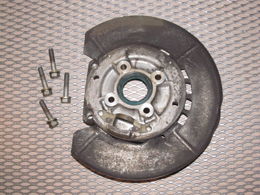 83-85 Porsche 944 OEM Rear Brake Caliper Bracket Dust Shield - Right