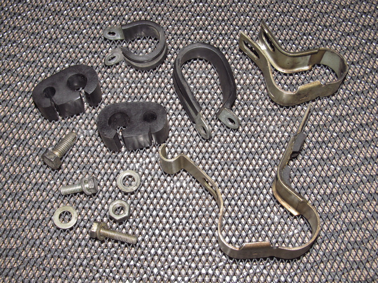 83-85 Porsche 944 OEM A/C Fitting Holder & Clamp