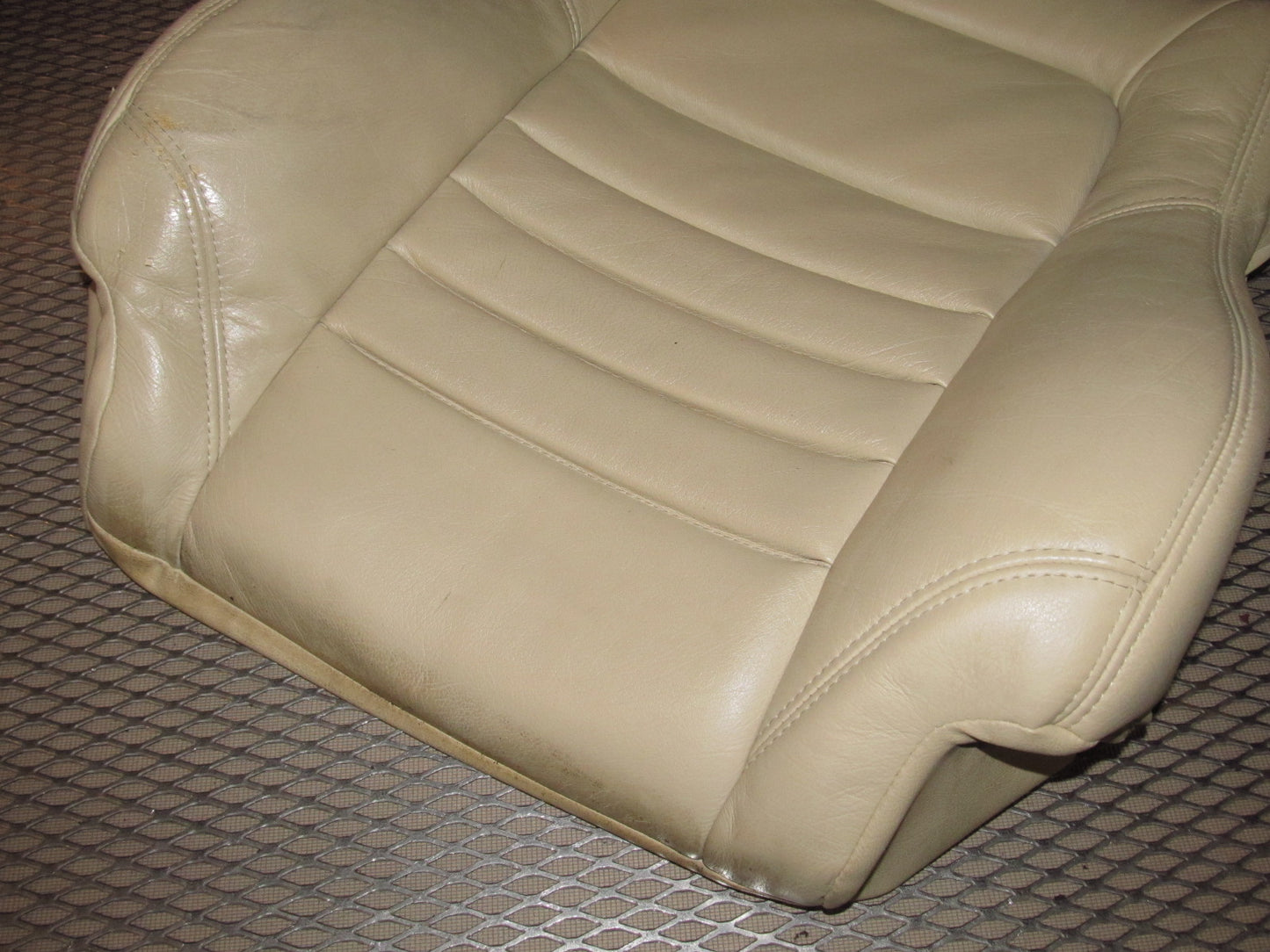 94 95 96 97 Mitsubishi 3000GT OEM Front Seat Back Leather Cover Skin - Right