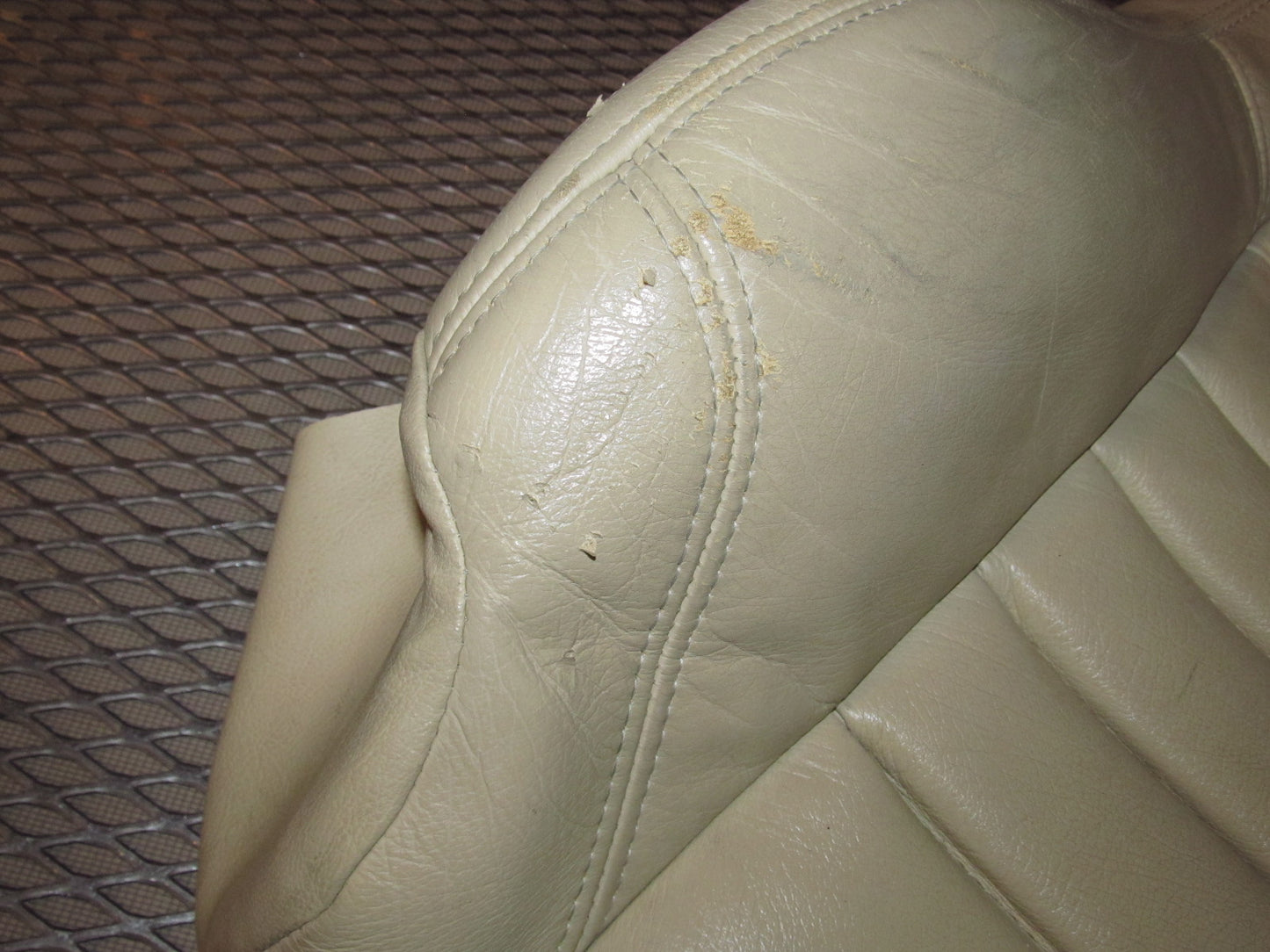 94 95 96 97 Mitsubishi 3000GT OEM Front Seat Back Leather Cover Skin - Right