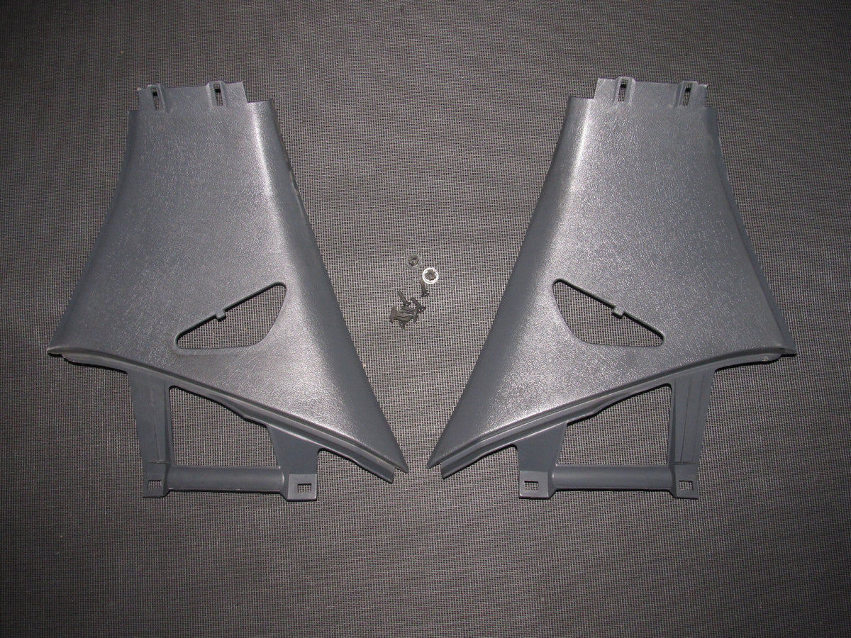 93 94 95 96 97 Honda Del Sol OEM Seat Belt Pillar Cover Panel Set