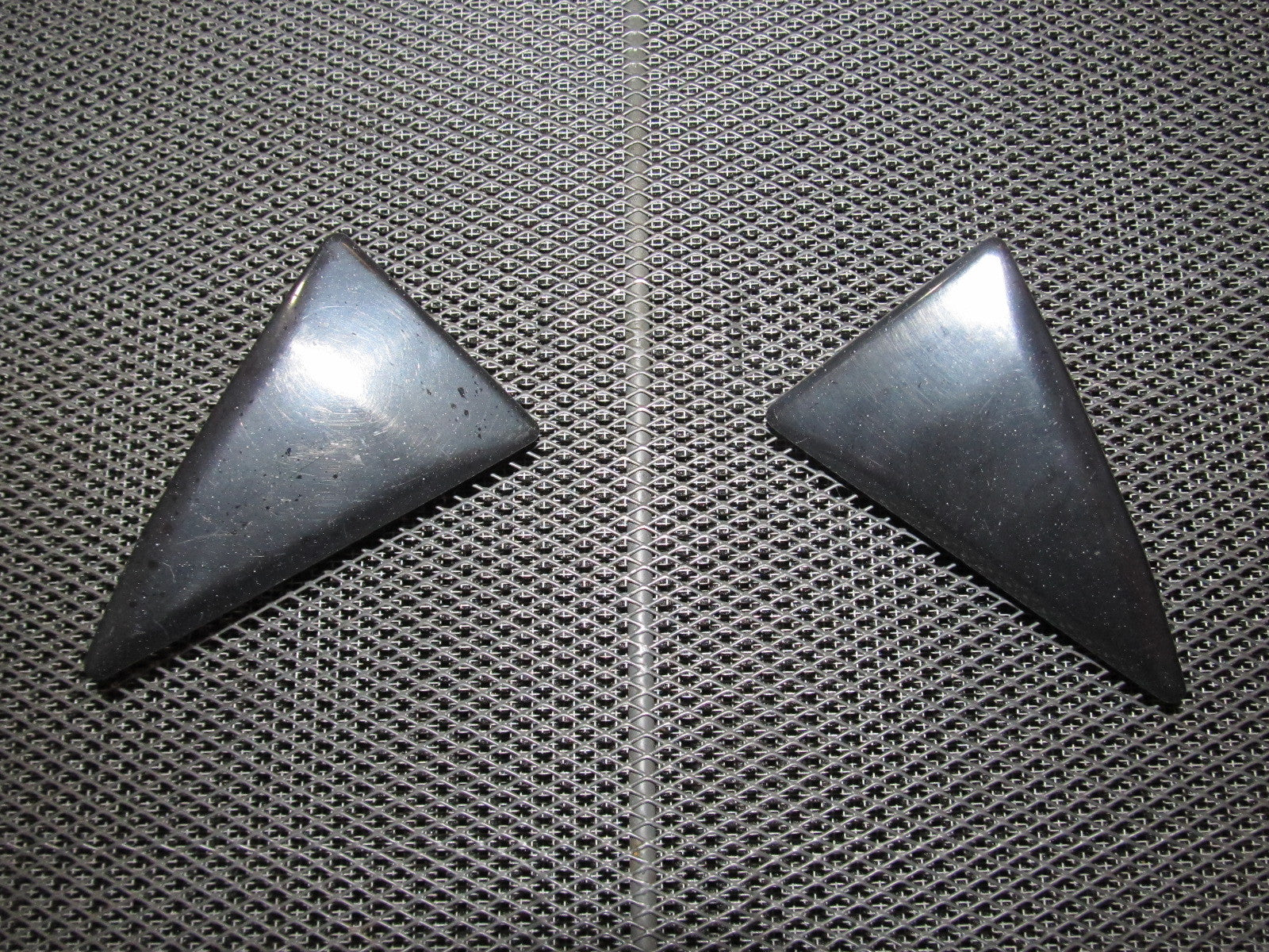 84 85 Mazda RX7 OEM Quarter Window Glass Trim - Set