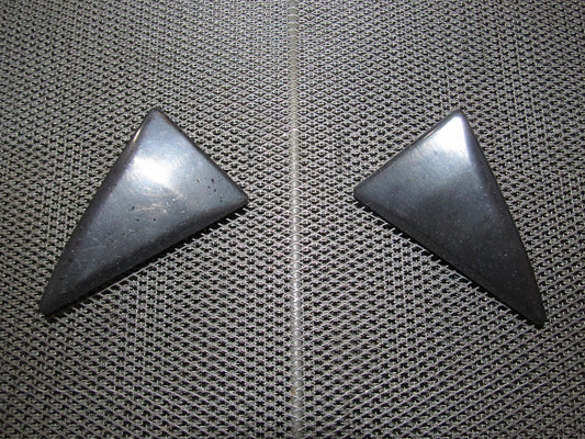 84 85 Mazda RX7 OEM Quarter Window Glass Trim - Set