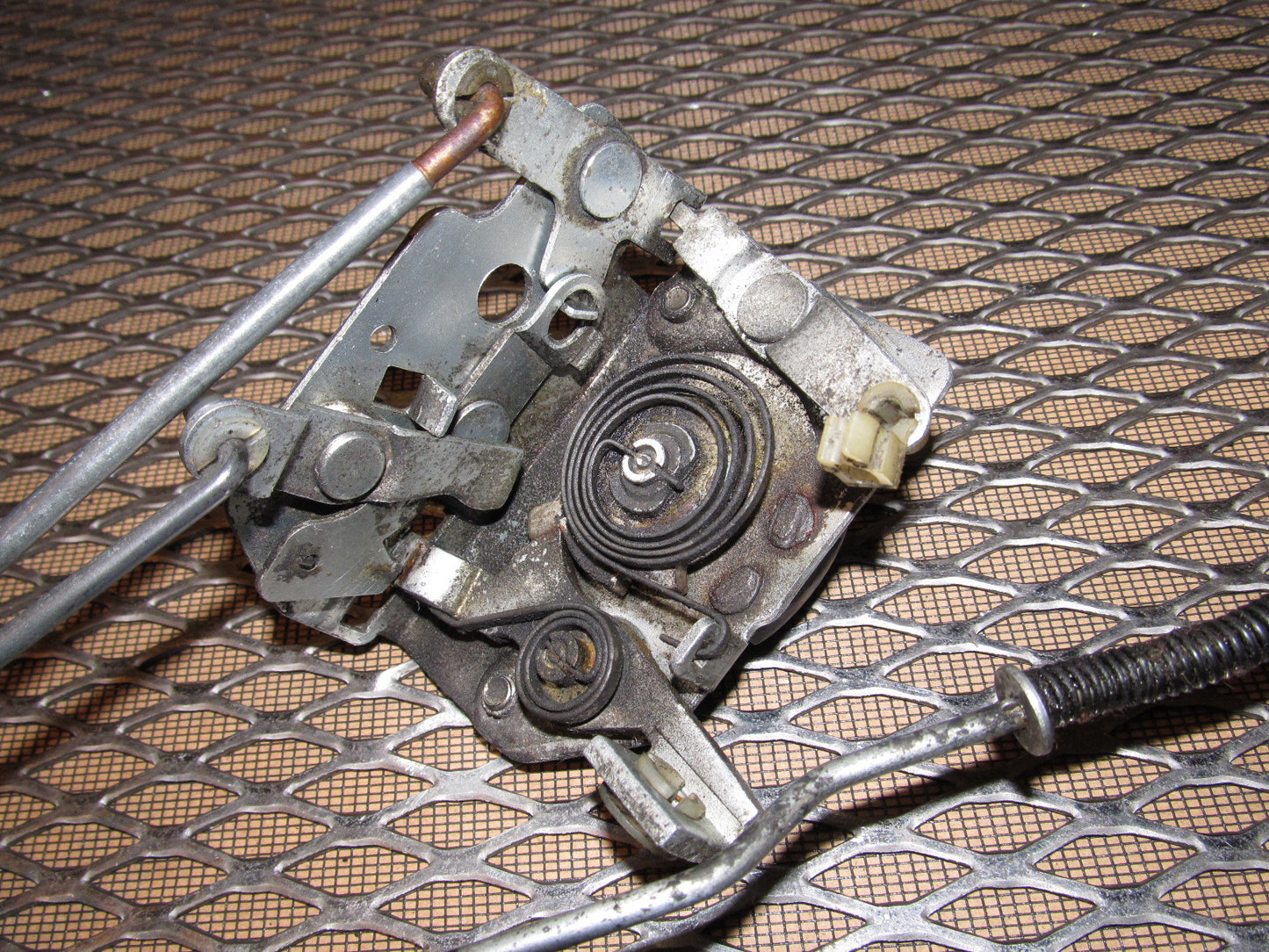 72 73 Datsun 240z OEM Door Latch & Linkage - Right
