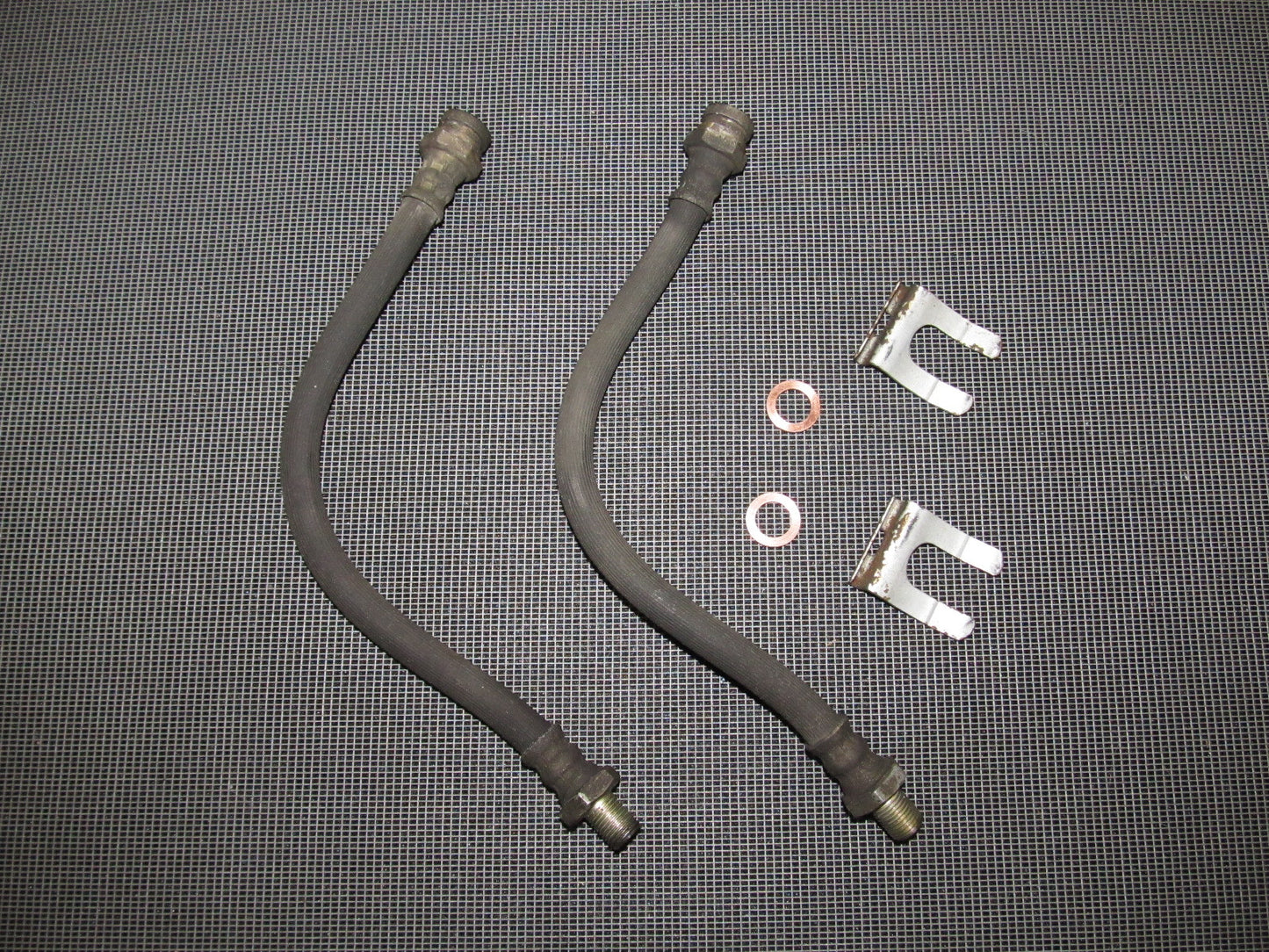 84 85 Mazda RX7 OEM 13B Rear Brake Hose - Set
