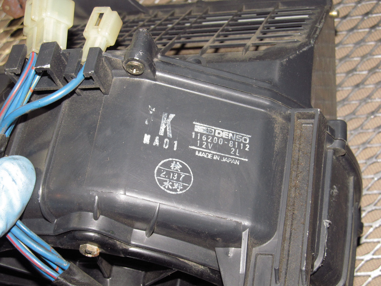 90 91 92 93 Mazda Miata OEM Blower Motor & Box