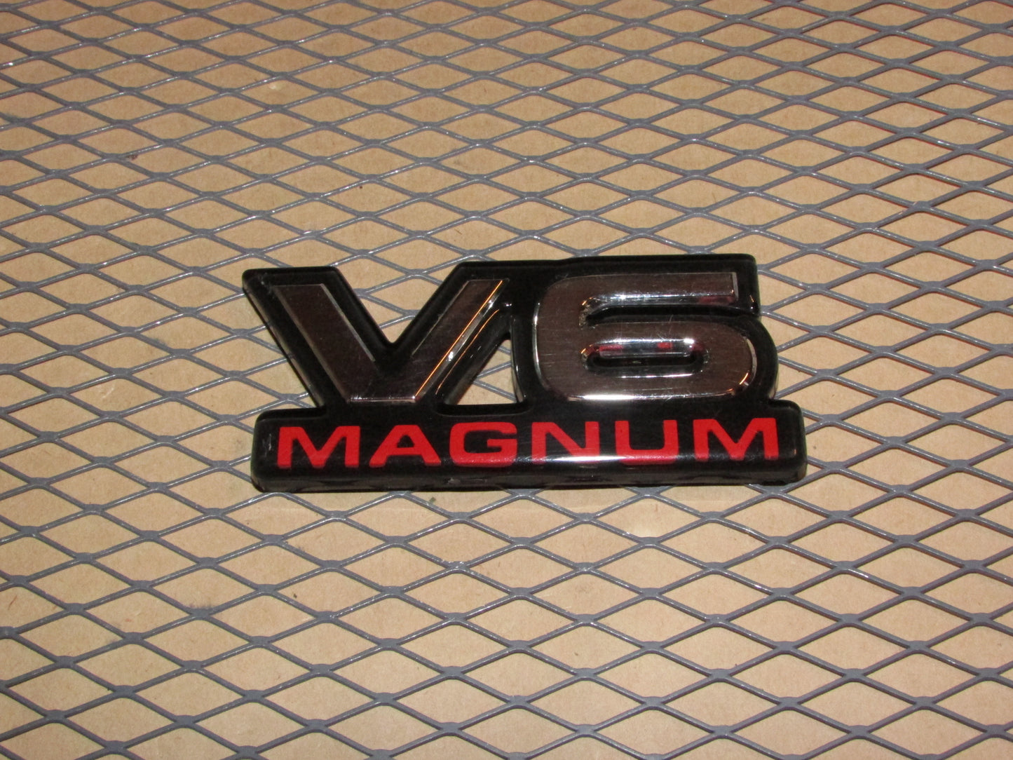 94 95 96 97 98 99 00 01 Dodge Ram OEM Front Door V6 Magnum Emblem Badge