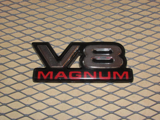 94 95 96 97 98 99 00 01 Dodge Ram OEM Front Door V8 Magnum Emblem Badge