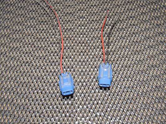 90 91 92 93 Mazda Miata OEM Front Side Marker Bulb Socket Pigtail Harness - Set