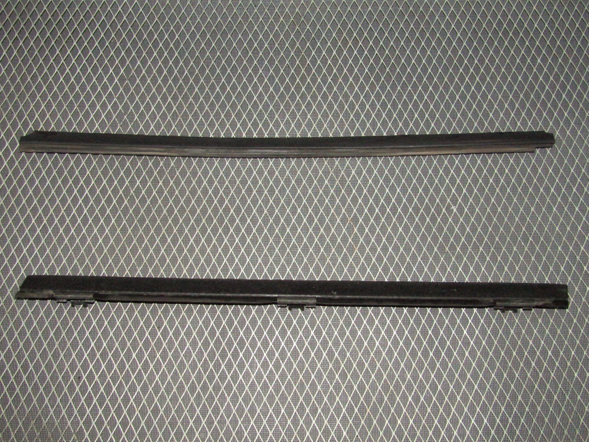 1992-1995 BMW 325 Sedan OEM Door Window Guide Moulding - Rear Left