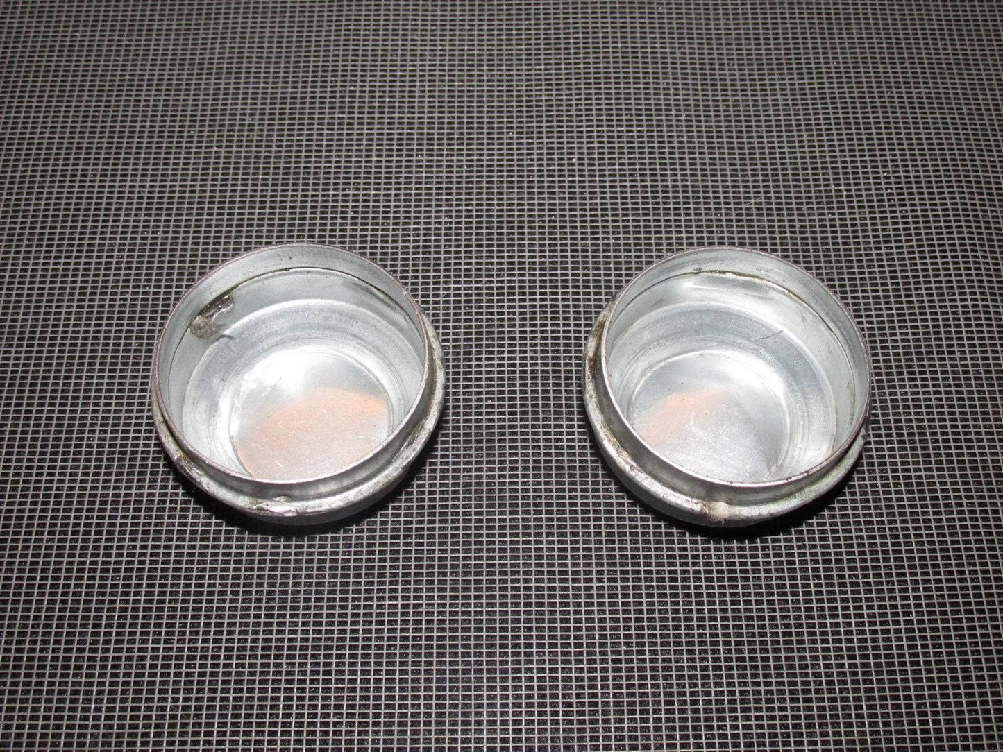 84 85 Mazda RX7 OEM 13B Front Wheel Hub Cap - Set