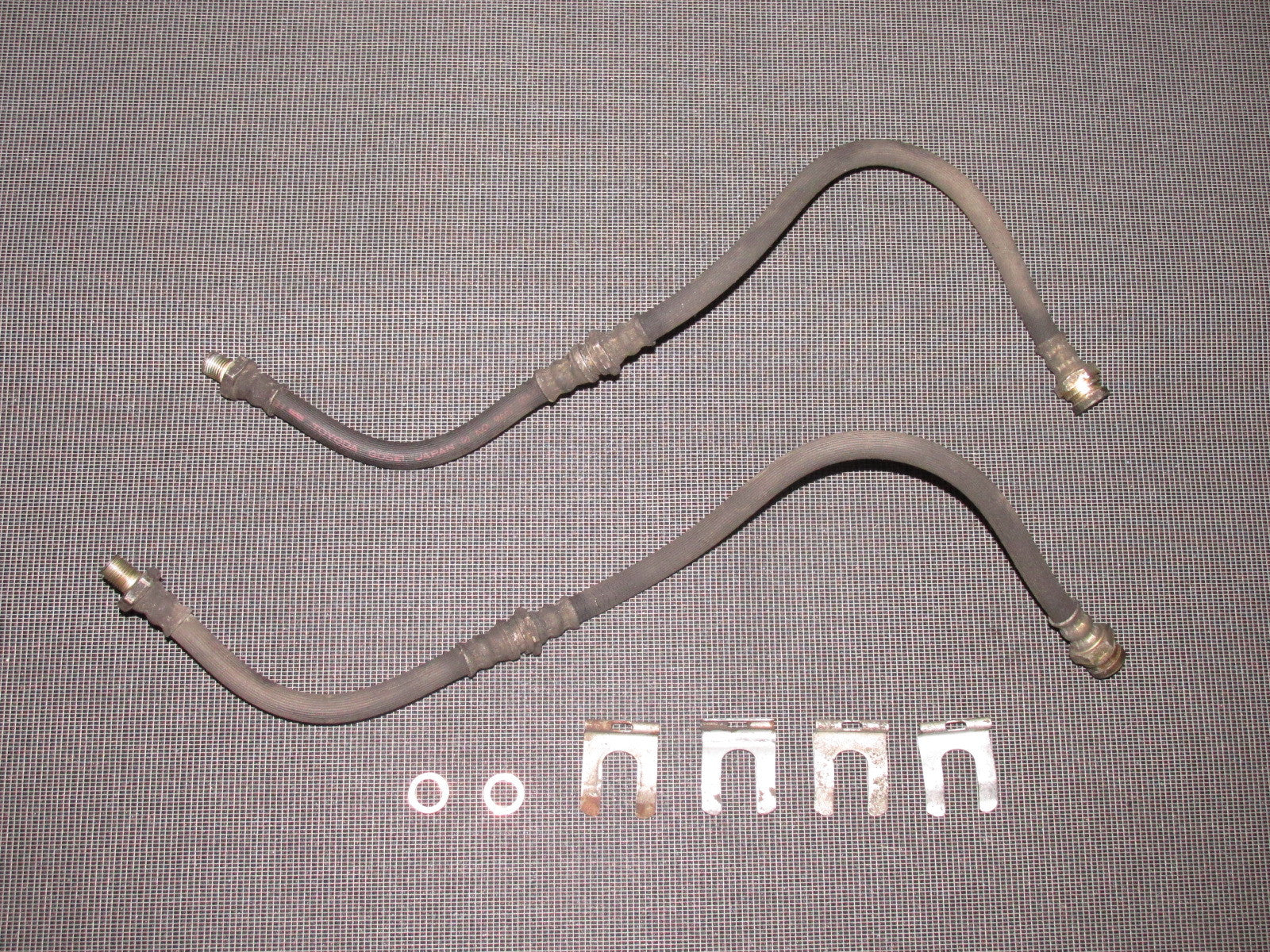 84 85 Mazda RX7 OEM 13B Front Brake Hose - Set