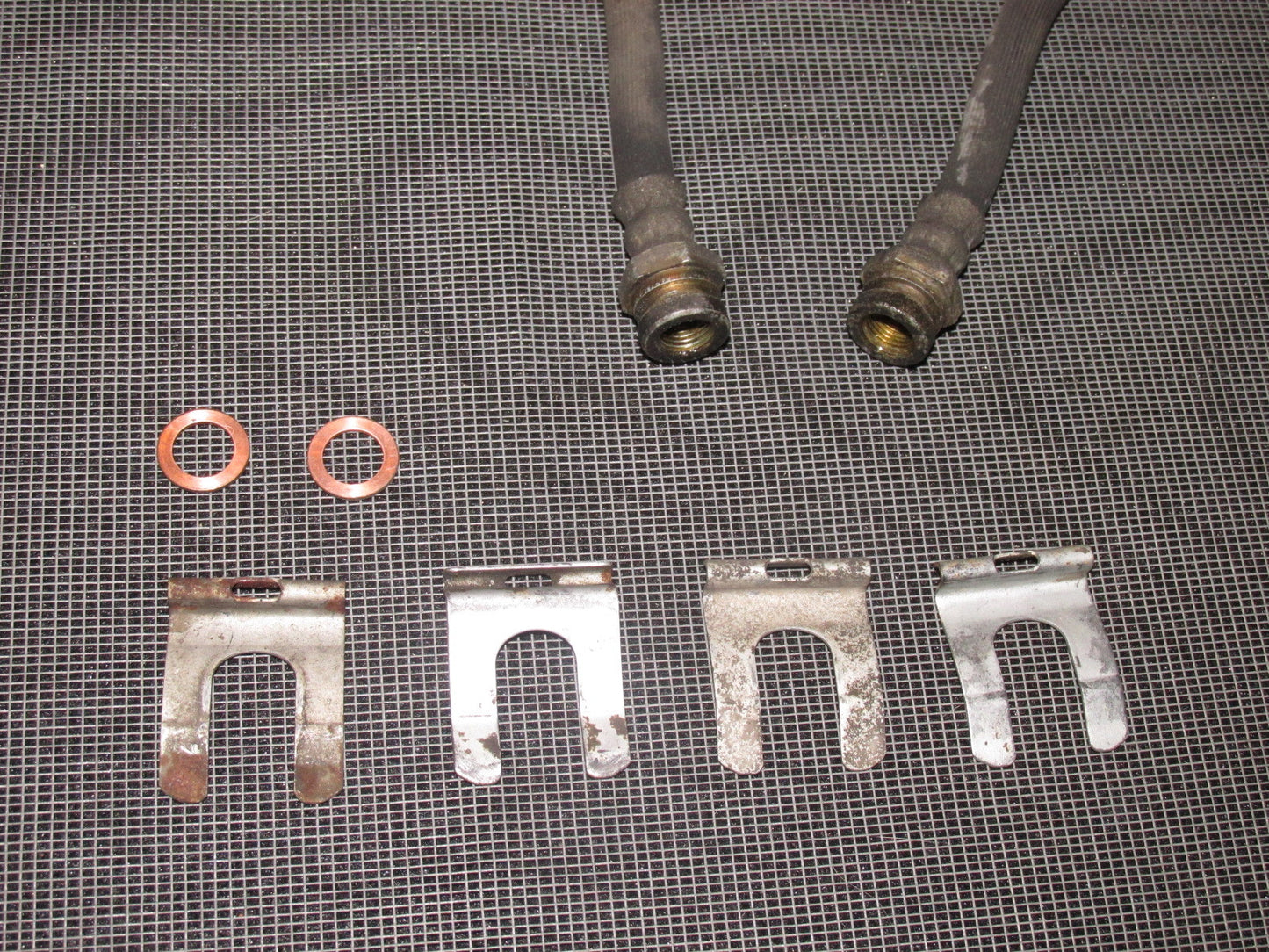 84 85 Mazda RX7 OEM 13B Front Brake Hose - Set