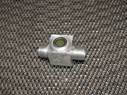 91 92 93 94 95 Toyota MR2 OEM Front In Hood A/C Fitting Adapter Coupler