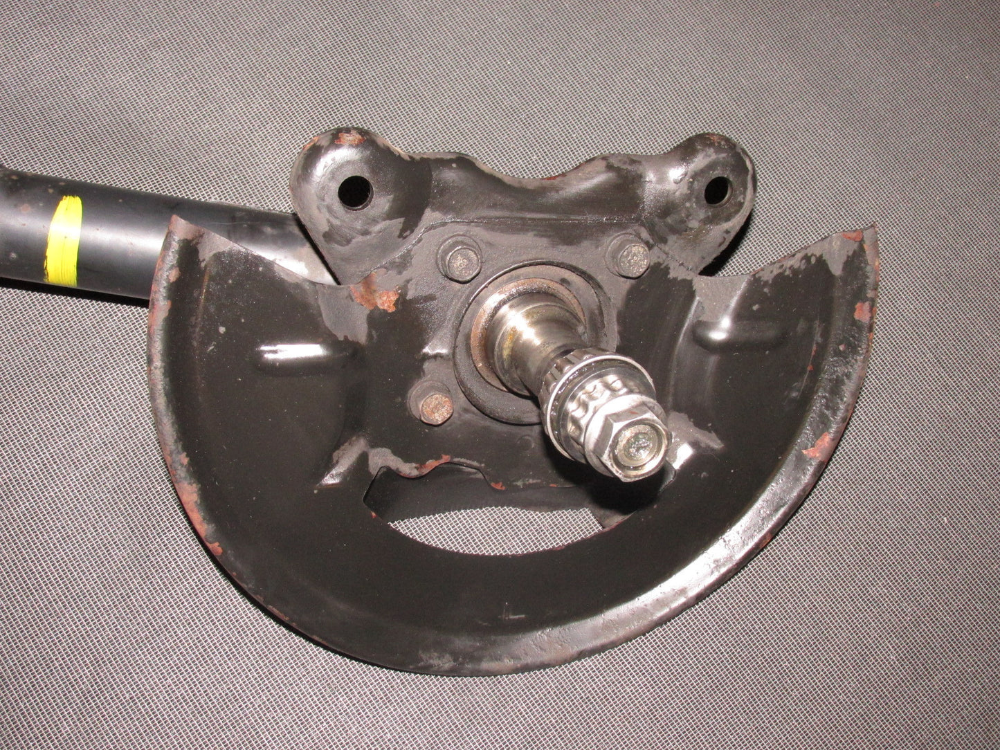 84 85 Mazda RX7 OEM 13B Front Wheel Spindle & Shock Assembly - Left