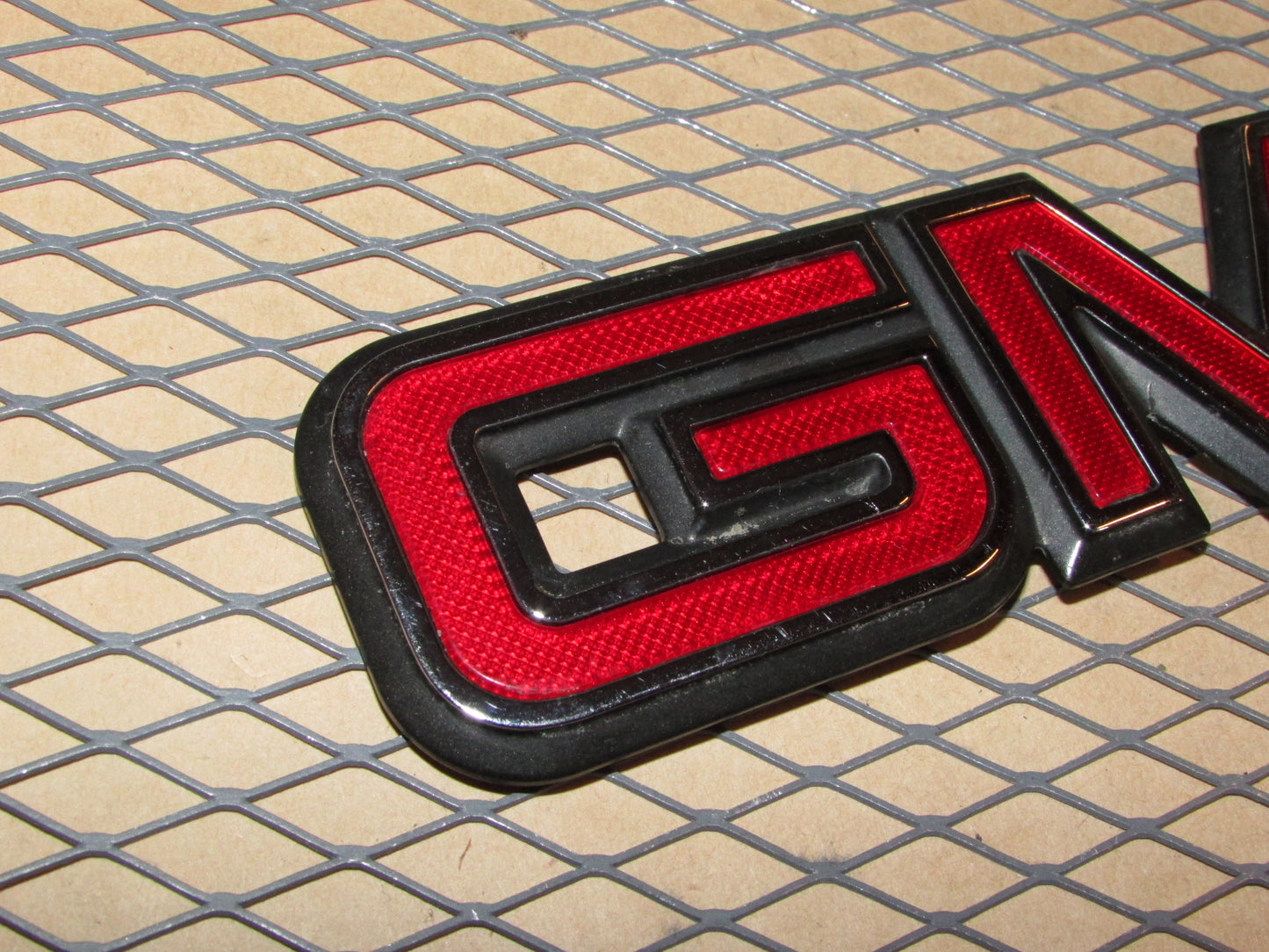 99 00 01 02 GMC Sierra OEM Rear Tailgate GMC Emblem Badge
