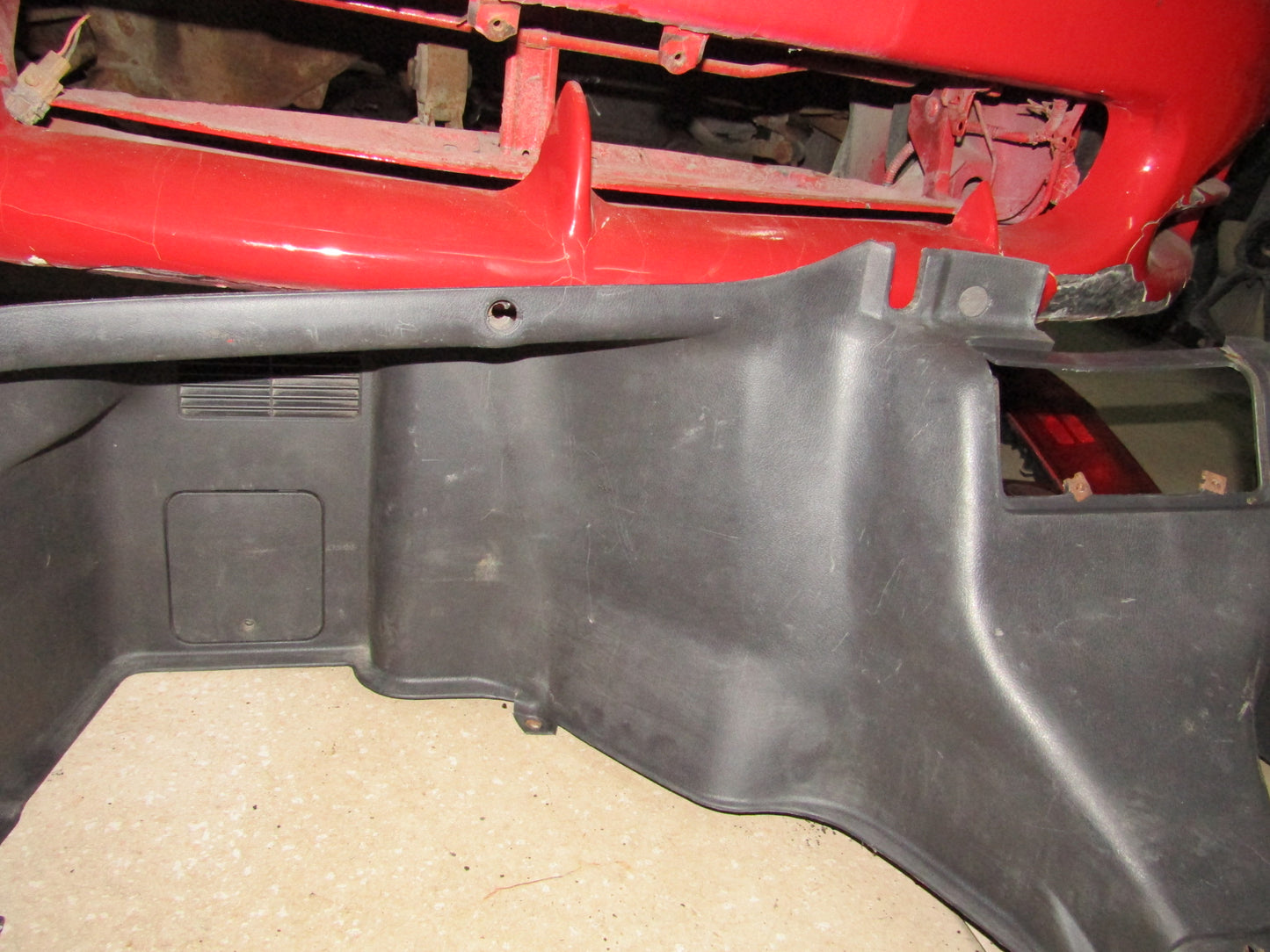 94 95 96 97 Mitsubishi 3000GT OEM Trunk Side Cover Trim - Left