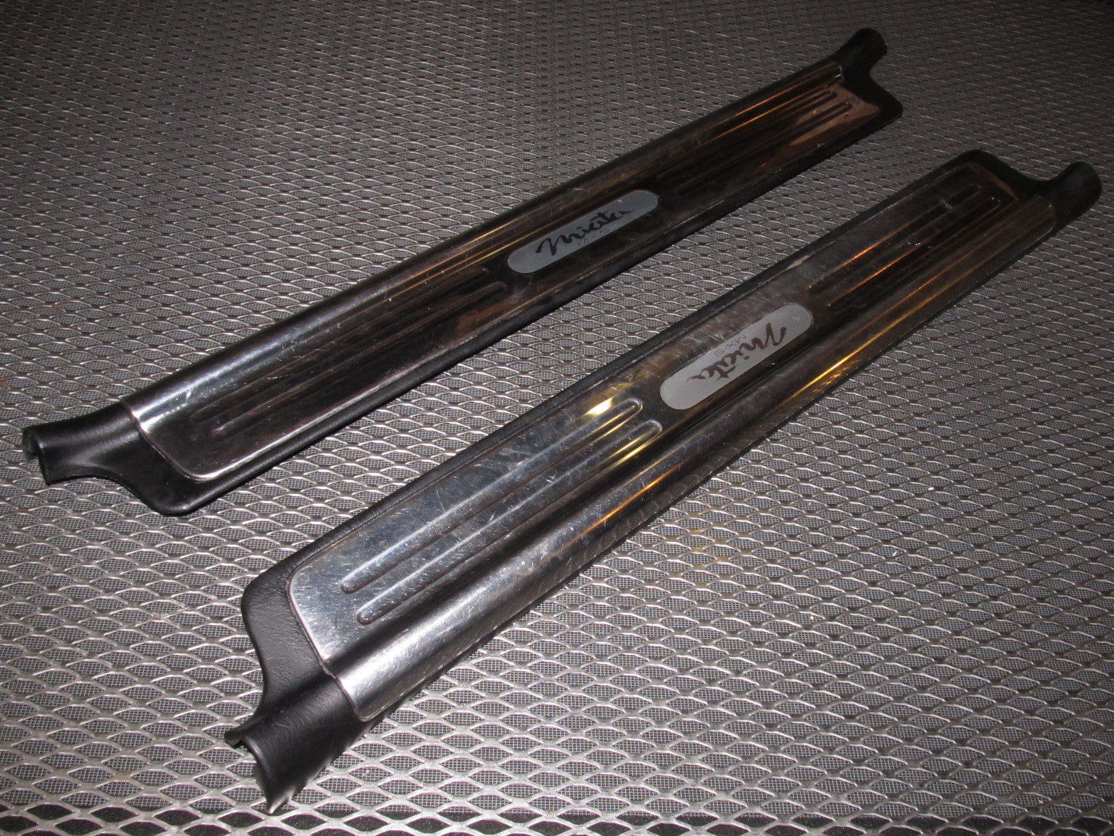 99 00 Mazda Miata OEM Door Sills Cover - Set