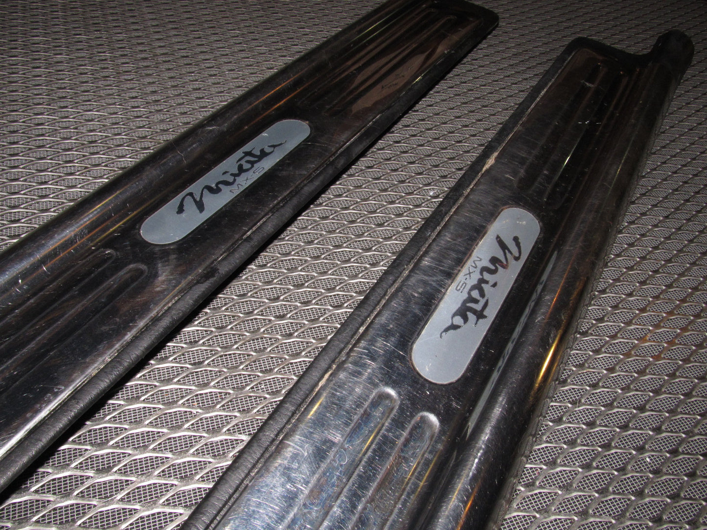 99 00 Mazda Miata OEM Door Sills Cover - Set