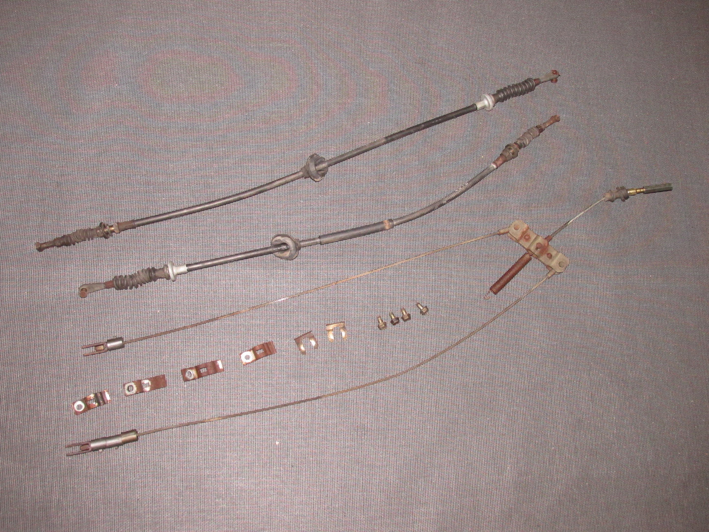 84 85 Mazda RX7 OEM Parking Brake Cable Set