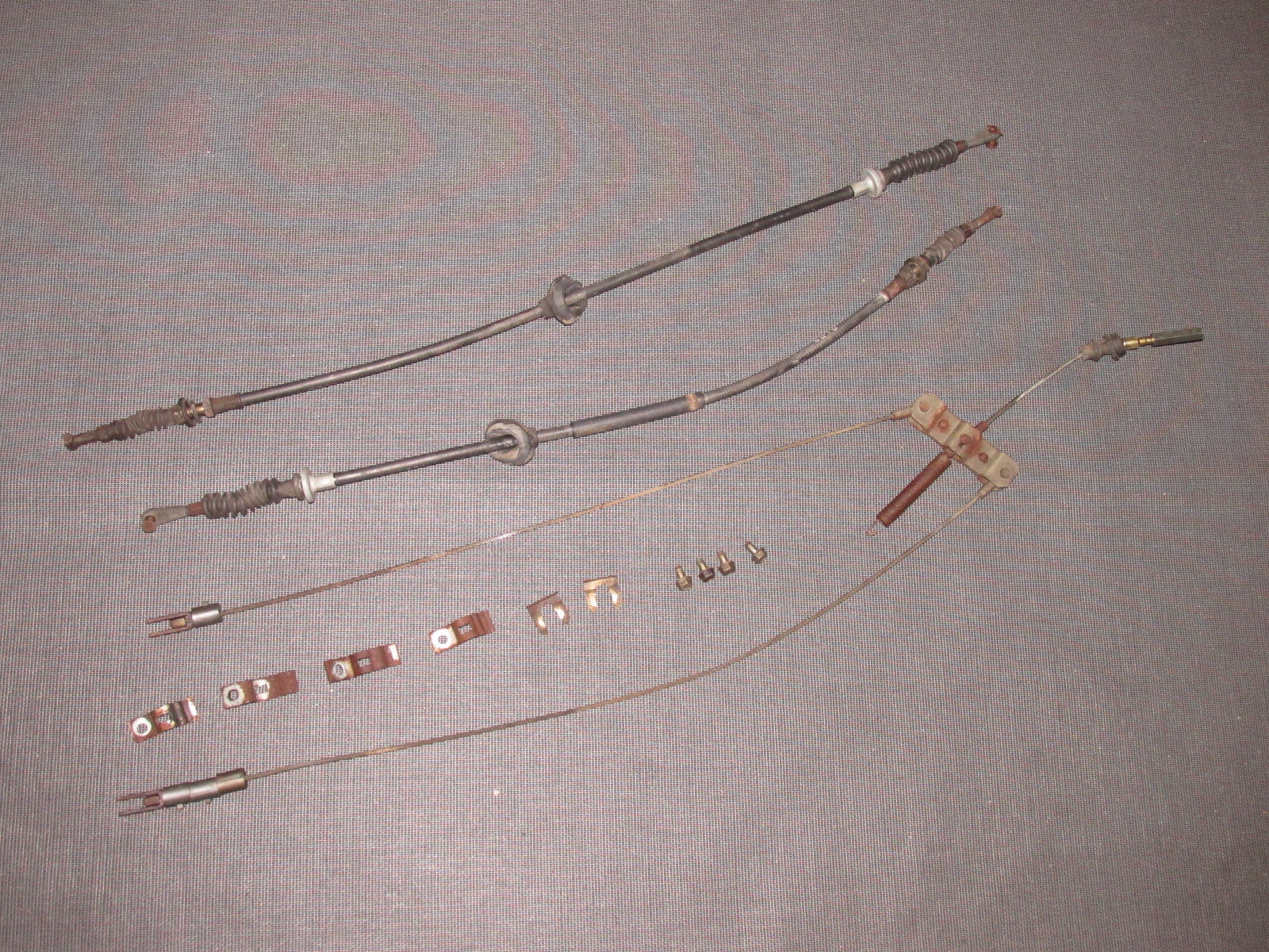 84 85 Mazda RX7 OEM Parking Brake Cable Set