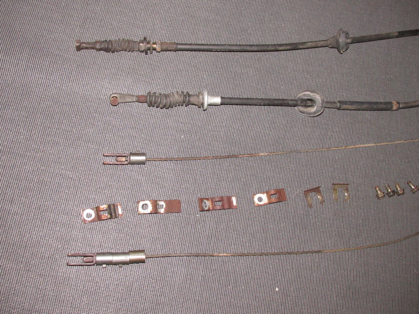 84 85 Mazda RX7 OEM Parking Brake Cable Set