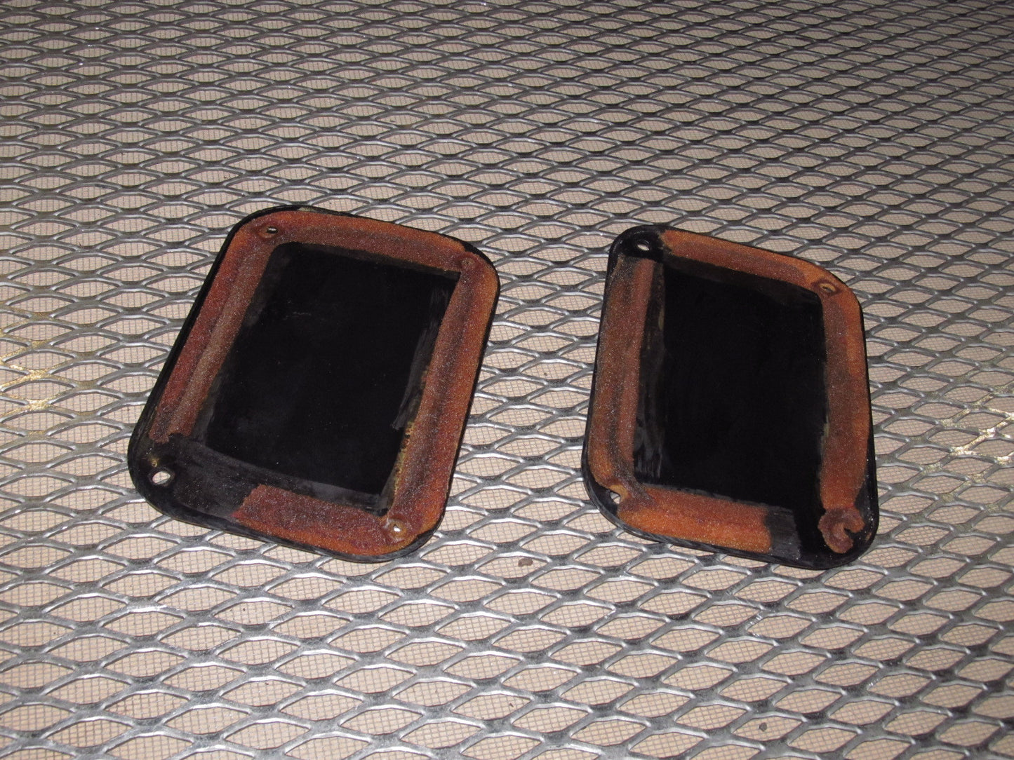 72 73 Datsun 240z OEM Trunk Tail Light Cover Set
