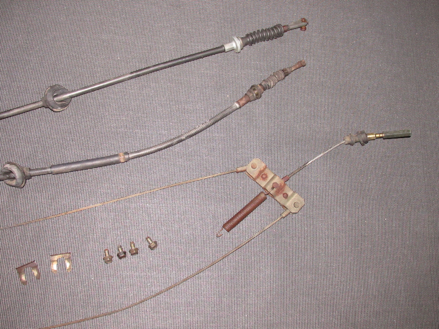 84 85 Mazda RX7 OEM Parking Brake Cable Set