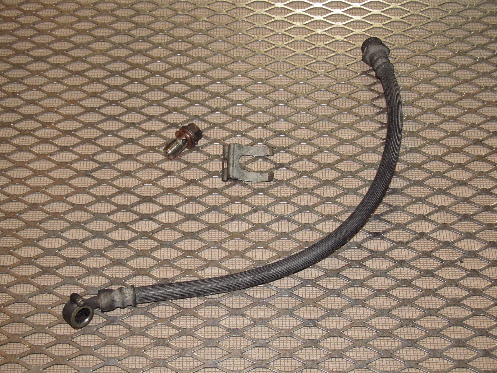 90 91 92 93 Mazda Miata OEM Brake Hose - Front Left