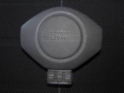 86.5-88 Toyota Supra OEM Gray Steering Wheel Horn Pad